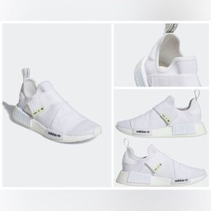 Adidas Originals Women's NMD_R1 Athletic Slip On Shoes Size 8.5 White NWT